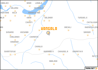 map of Wangala