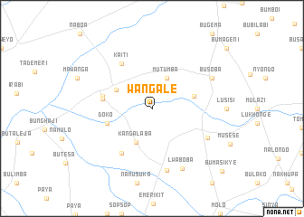 map of Wangale