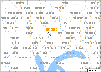 map of Wangao