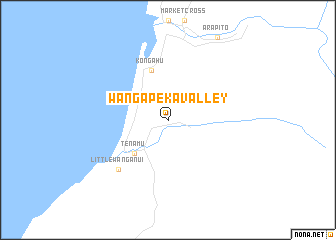 map of Wangapeka Valley