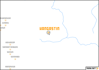 map of Wangastin