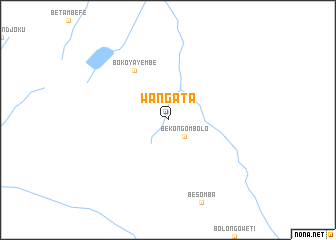 map of Wangata