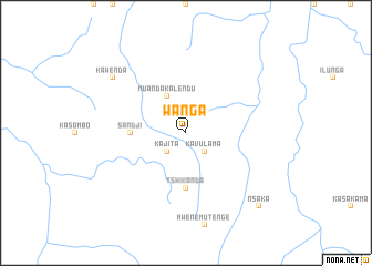 map of Wanga