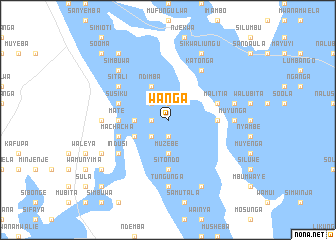 map of Wanga