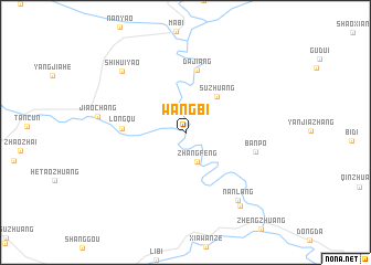 map of Wangbi