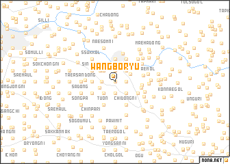 map of Wangbŏryu