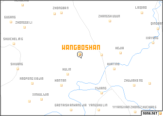 map of Wangboshan