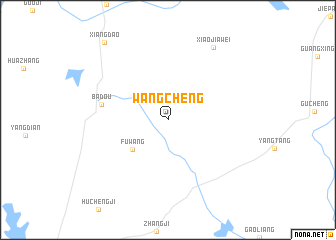 map of Wangcheng