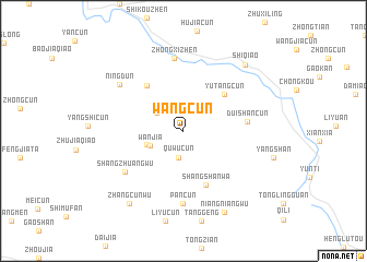 map of Wangcun