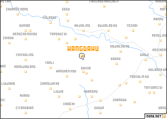 map of Wangdawu