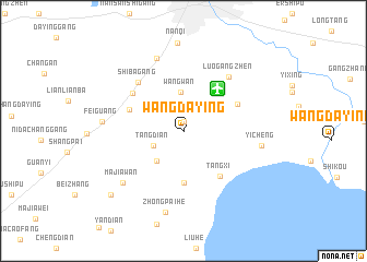 map of Wangdaying