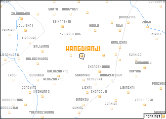 map of Wangdianji