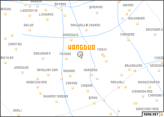 map of Wangduo