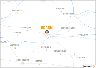 map of Wangdu