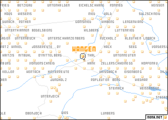 map of Wangen