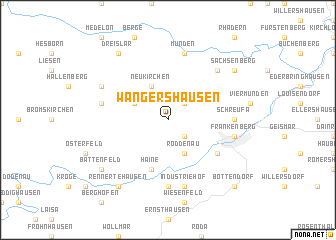 map of Wangershausen