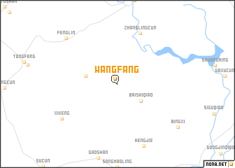 map of Wangfang