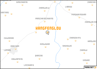 map of Wangfenglou