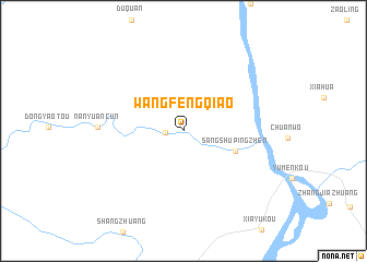 map of Wangfengqiao