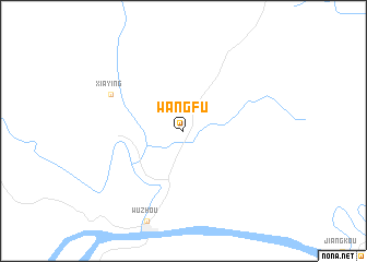 map of Wangfu