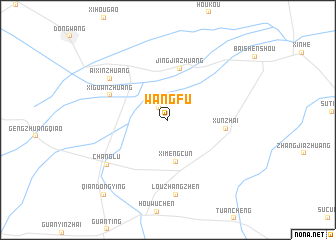 map of Wangfu