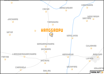 map of Wanggaopu