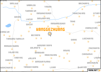 map of Wanggezhuang