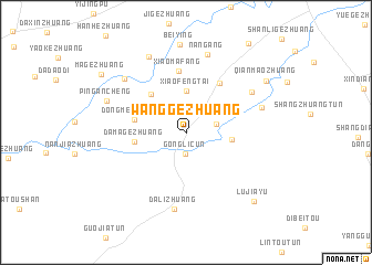 map of Wanggezhuang