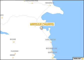 map of Wanggezhuang