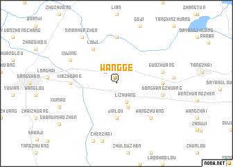 map of Wangge