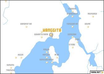 map of Wanggita