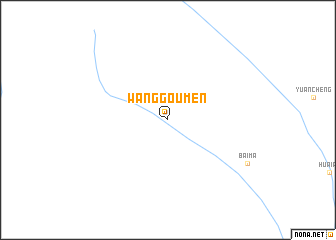 map of Wanggoumen