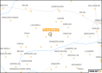 map of Wanggou