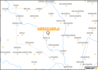 map of Wangguanji