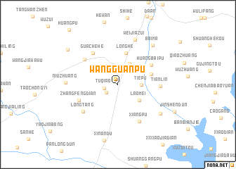 map of Wangguanpu