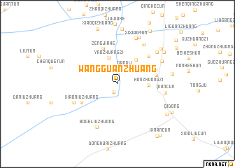 map of Wangguanzhuang