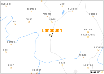 map of Wangguan