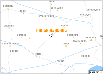 map of Wanghaizhuang