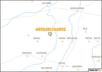 map of Wanghaizhuang