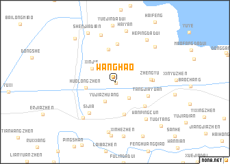 map of Wanghao