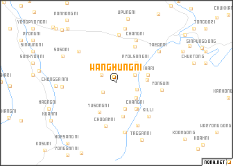 map of Wanghŭng-ni
