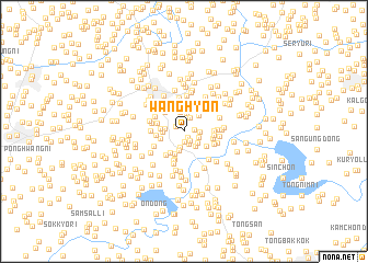map of Wanghyŏn