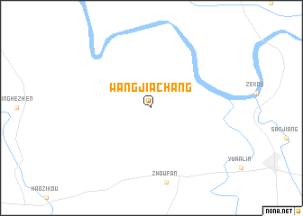 map of Wangjiachang