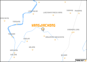 map of Wangjiachong