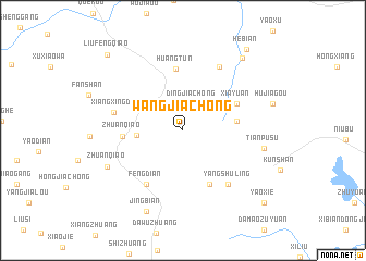 map of Wangjiachong