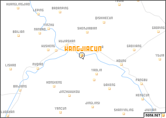 map of Wangjiacun