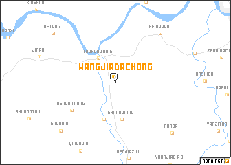 map of Wangjiadachong