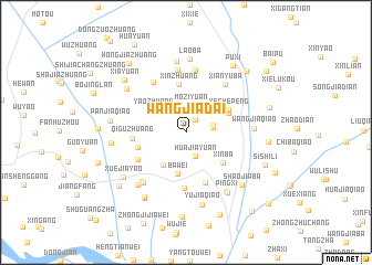 map of Wangjiadai