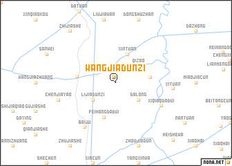 map of Wangjiadunzi