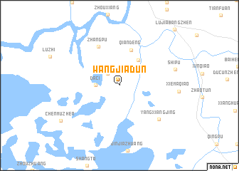 map of Wangjiadun